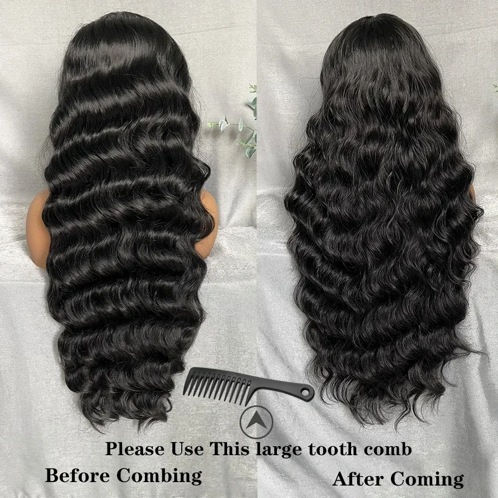 X-TRESS Synthetic Lace Front Hair Wigs for Women 32inch Long Loose Wave Black Color 13X6 Lace Frontal Wig with Natural Baby Hair lace front wig lace wigs synthetic wigs womens synthetic wigs