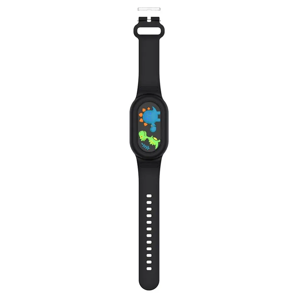 Silicone Kids Bracelet Cartoon Holder Wristband Waterproof Tracker Accessories