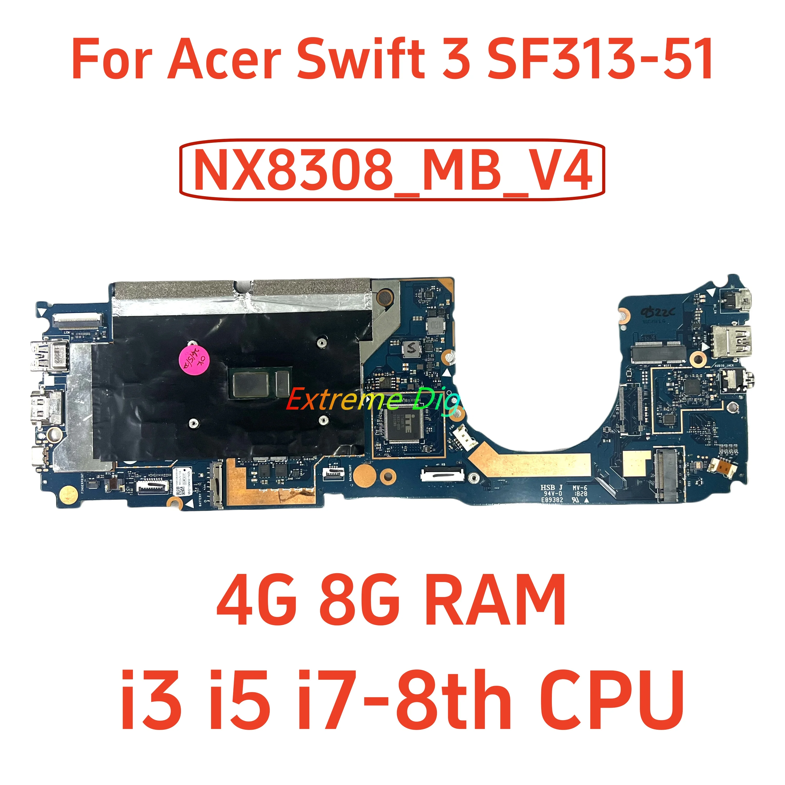 NX8308-MB-V4-For-Acer-Swift-3-SF313-51-N18H2-laptop-motherboard ...