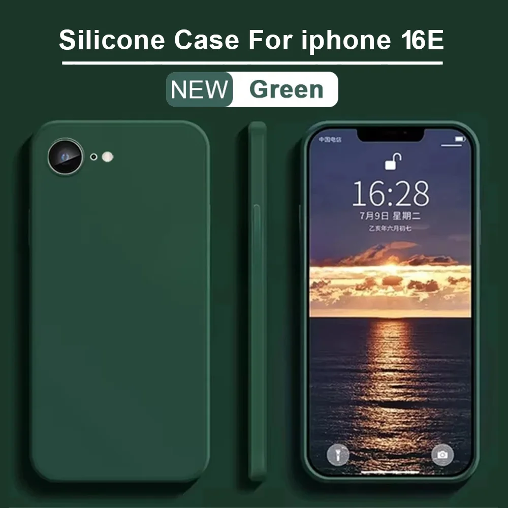 Premium Liquid Silicone Shockproof Bumper Case - Luxury 6.1 Inch Rubber Cover