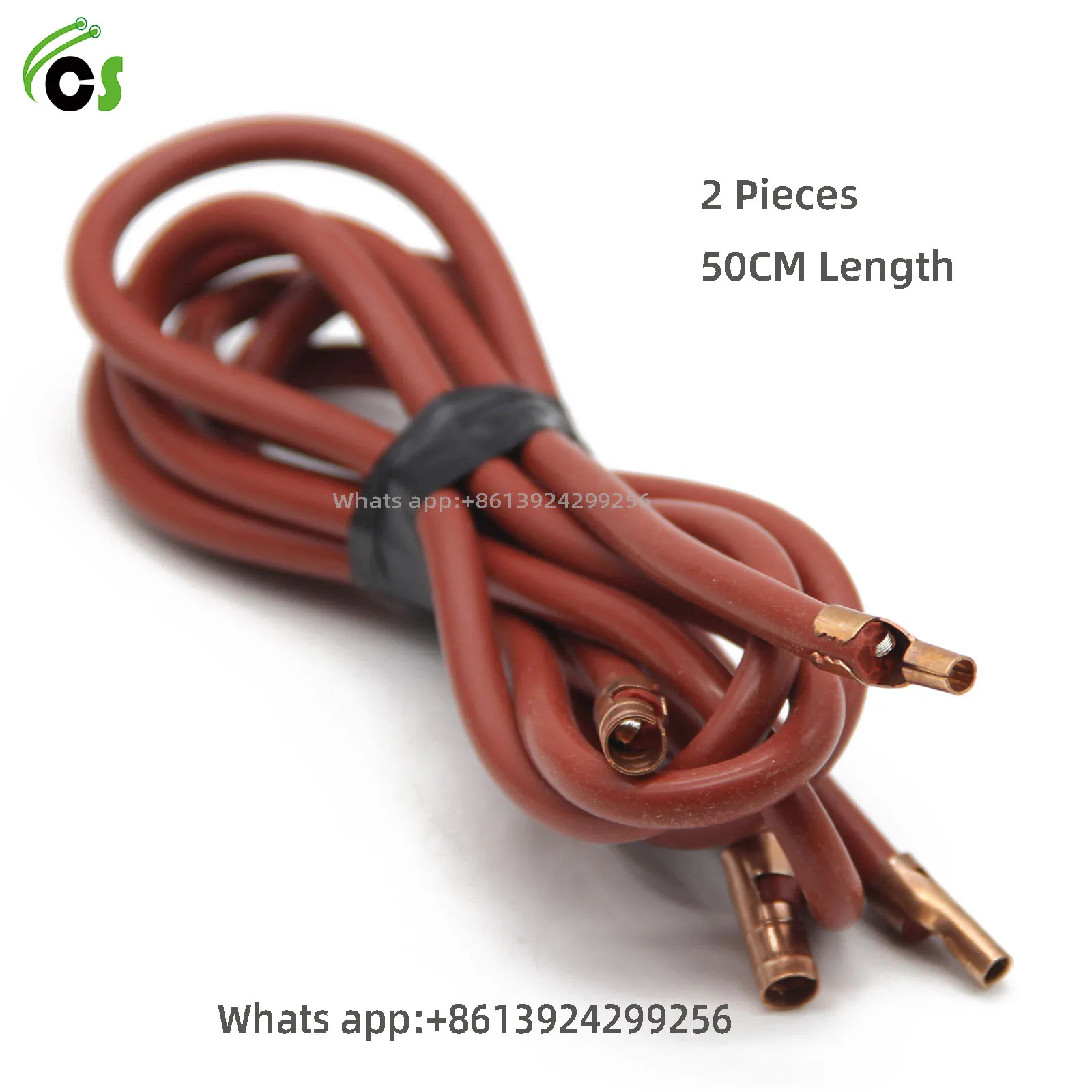 CSBAO(2Pieces)Burner Igniter High Voltage Wire Burner Accessories Ignition High Voltage Line 6.5MM Igniter Cable