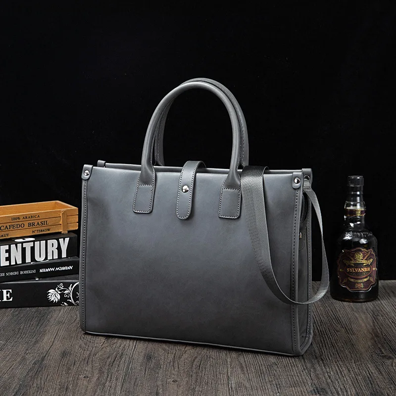 business-pu-leather-men's-handbag-fashion-gray-briefcase-for-document-man-laptop-tote-bag-office-male-shoulder-messenger-bag