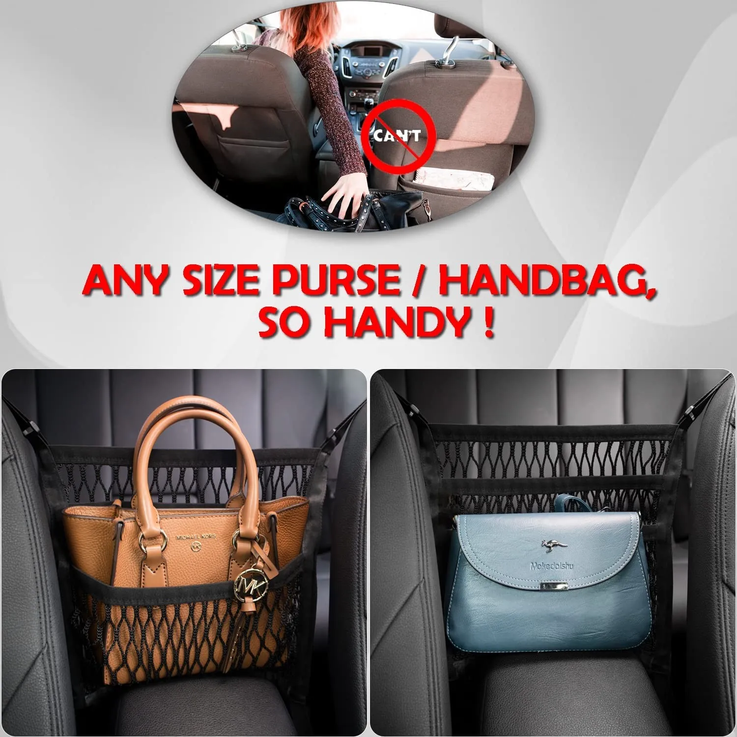 2023 Strong Elastic Car Mesh Net Bag Between Car Organizer Seat Back Storage  Bag Luggage Holder Pocket for Car Styling car - AliExpress
