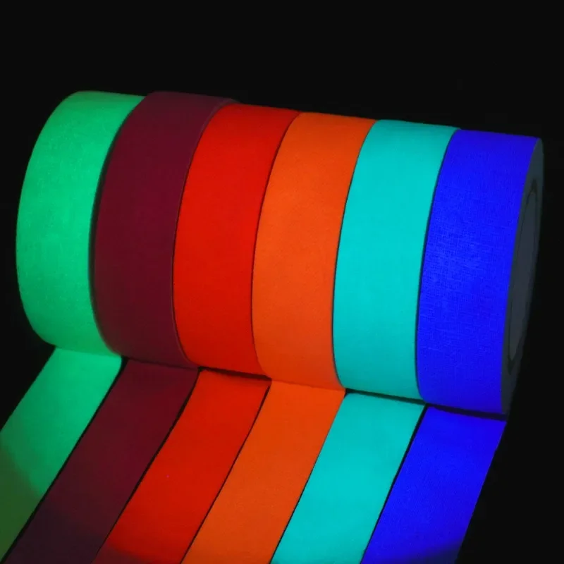 Ruban Autocollant Fluorescent Vert - Lueur Dans Le Noir PVC - Sécurité Signalisation