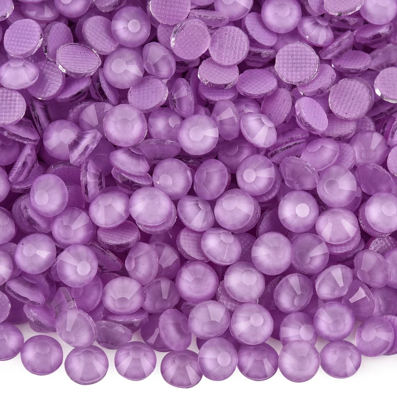 Glass Hotfix Rhinestones Neon Diamond Art Rhinestone Jewelery Crystals Clothes Nails Sequins Crafts Materials