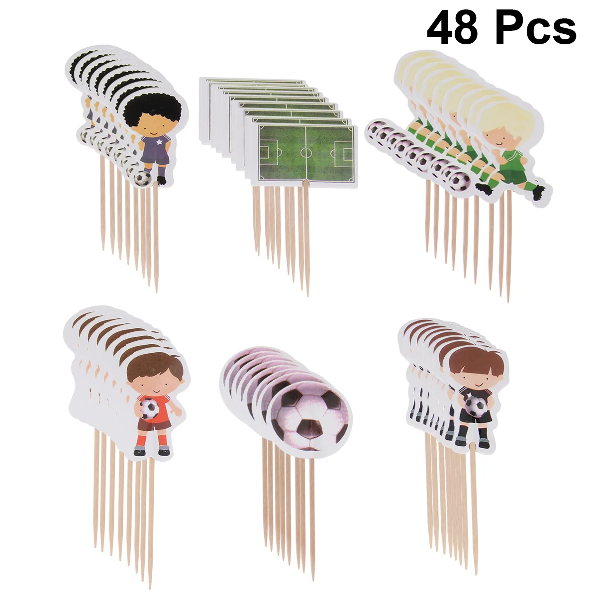 

Sport Football Boy Theme Sport Element Cake Toppers Sport Boys Party Cupcake Toppers Picks For Birthday Party Cake Decor