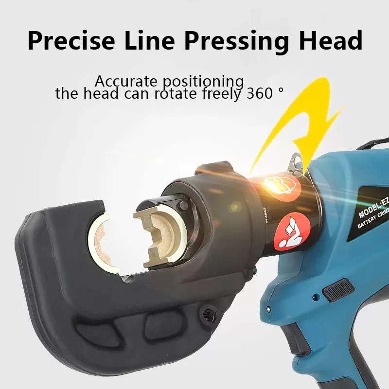 Portable Cable Terminal Crimping Tool For Wire Construction Of EZ-400 Cast Steel Crimping Line Using Electric Hydraulic Pliers 4
