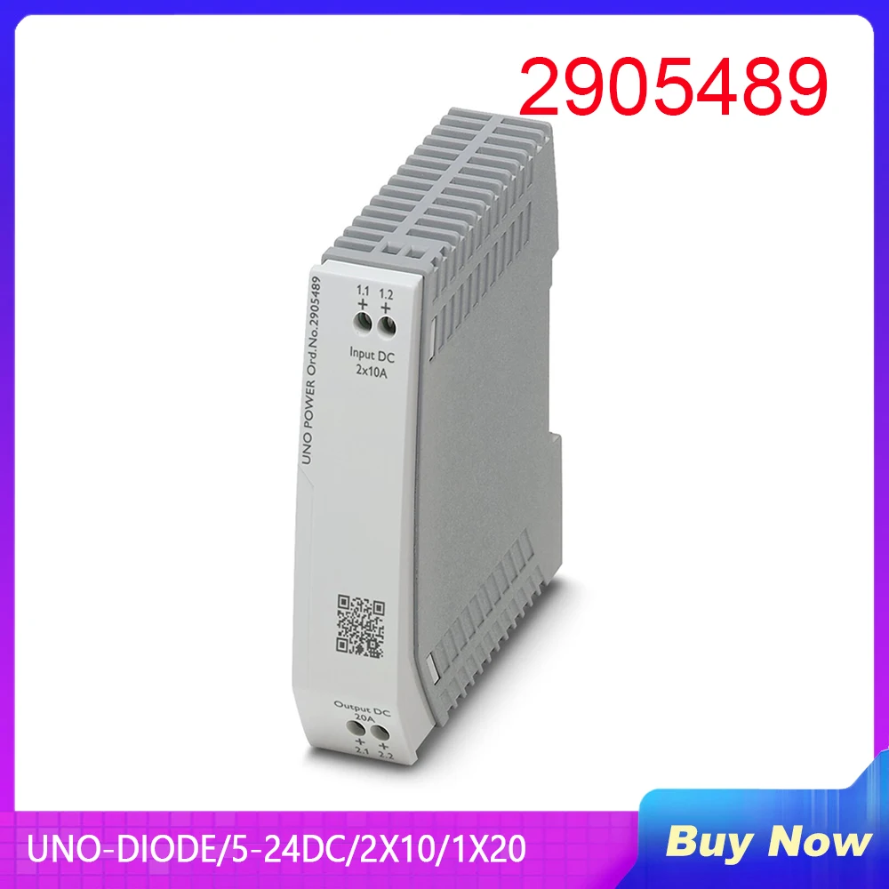 

Для резервного модуля Phoenix UNO-DIODE/5-24DC/2X10/1X20 2905489