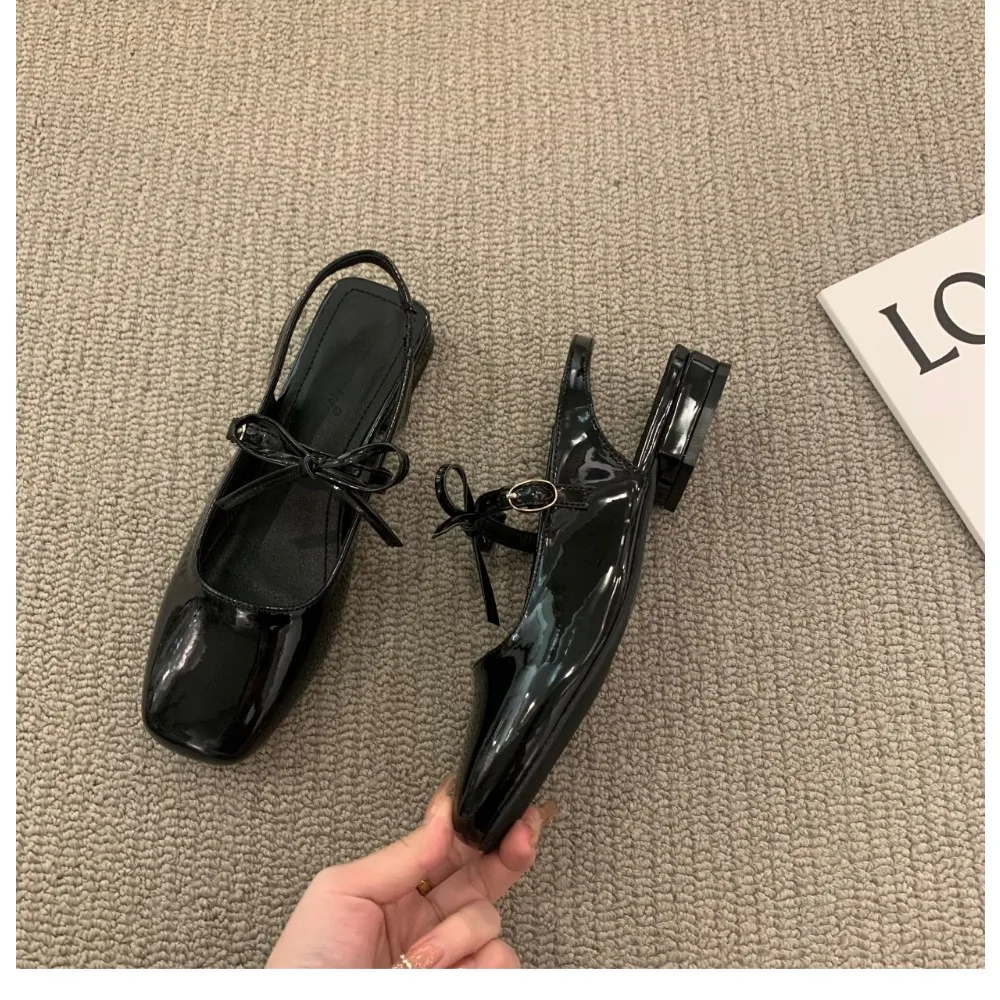 New Autumn Low Heels Bowknot Shallow Cut Ballet Single Shoes Women's Mary Jane Shoes Ladies Zapatos De Mujer 5