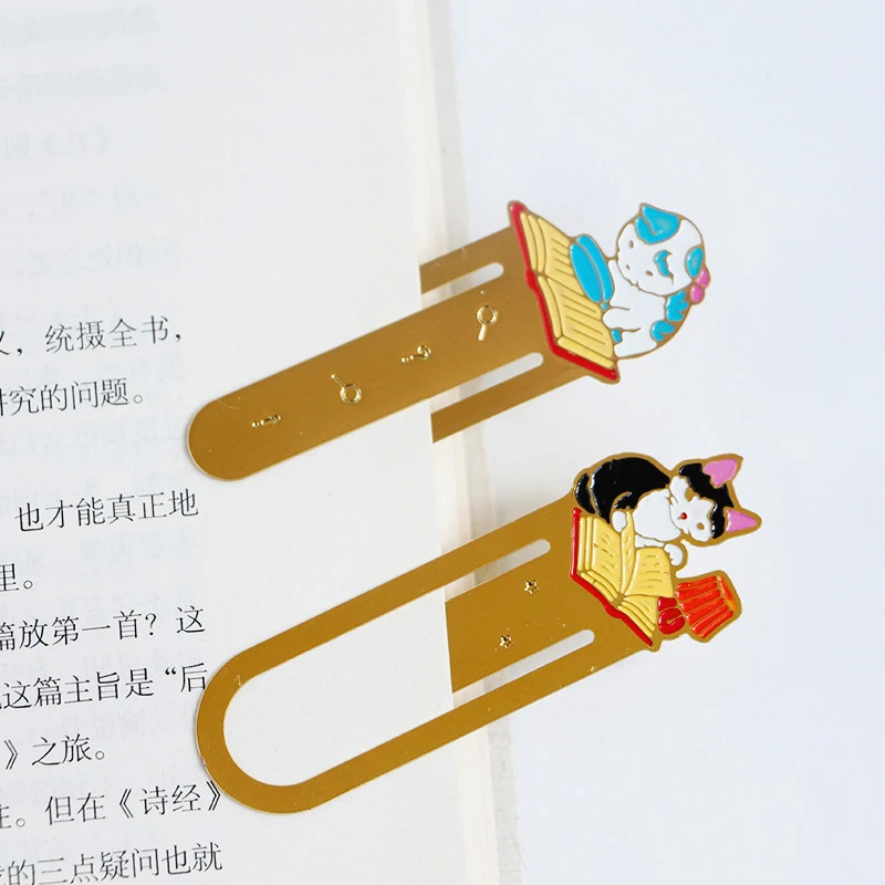 Book Marks Metal Cat Anime For Books