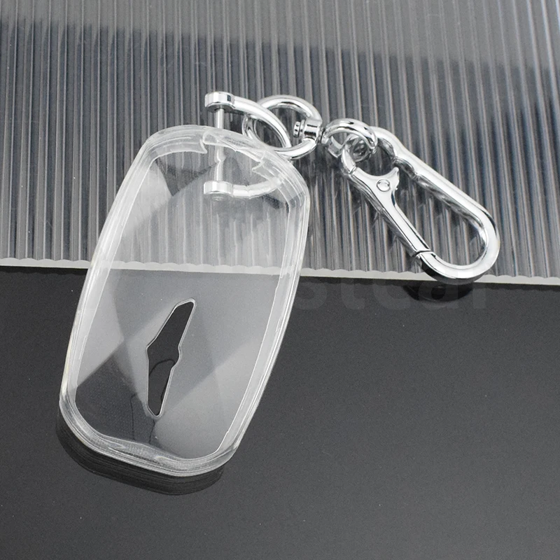 Car Transparent TPU Key Case Cover For Hyundai Genesis G90 G70 G80 EQ900 GV60