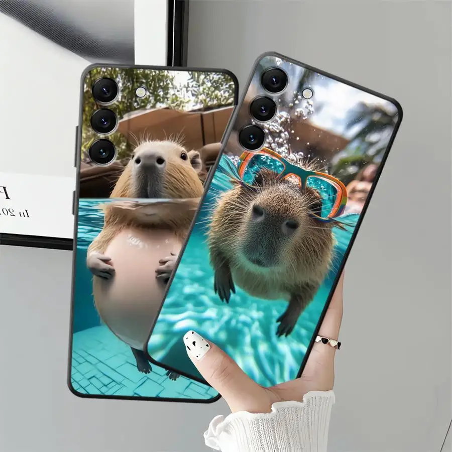 Adorable Capybara Pattern Phone Case Cover