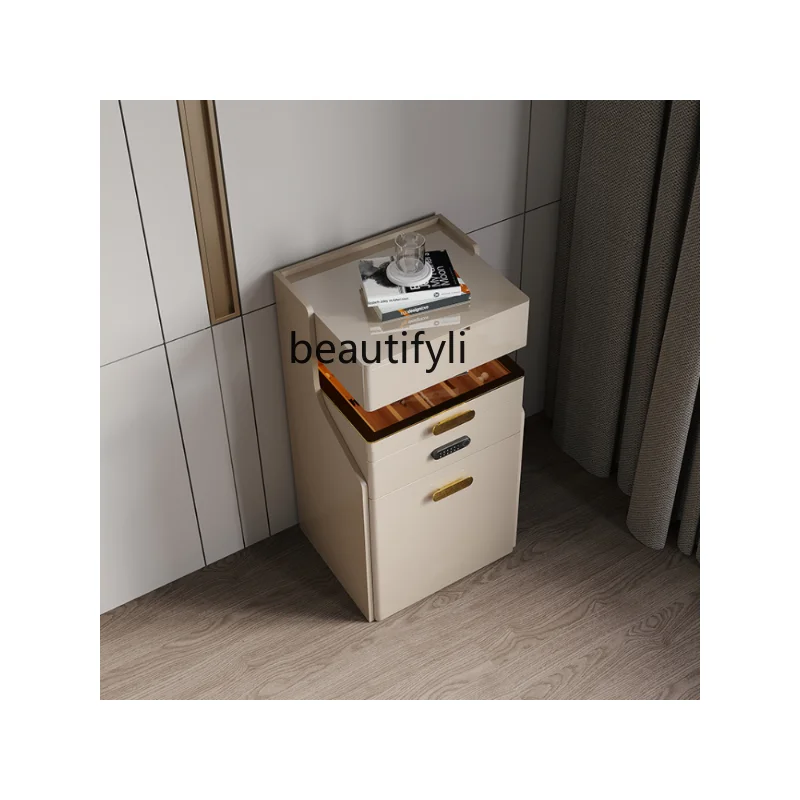 

Flip Dressing Table Bedroom Simple Modern New Small Bay Window Bedside Table Dresser Integrated chest of drawers for bedroom