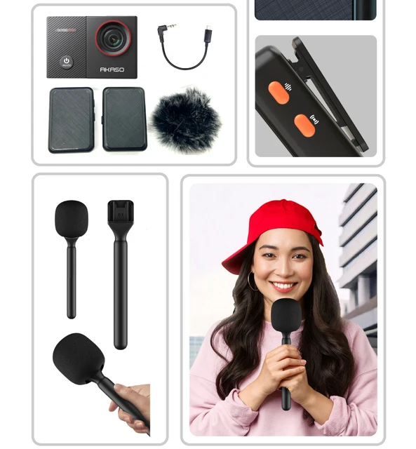 Micro Usb Microphone External Microphone Akaso Official Website