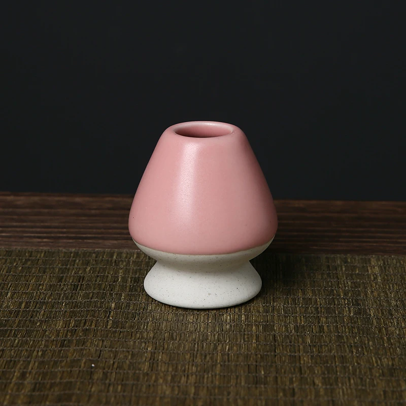 Ceramic Matcha Whisk Holder for Bamboo Chasen Tea Accessories