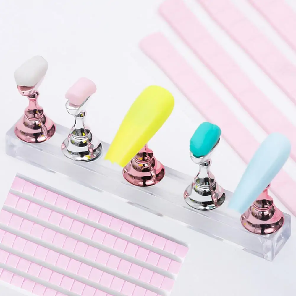 Nail Art Clay 96 Grids Good Stickiness Flexible Reusable Removable Nail Adhesive Glue Clay Sticky Tack Putty Nail Salon Supply 3