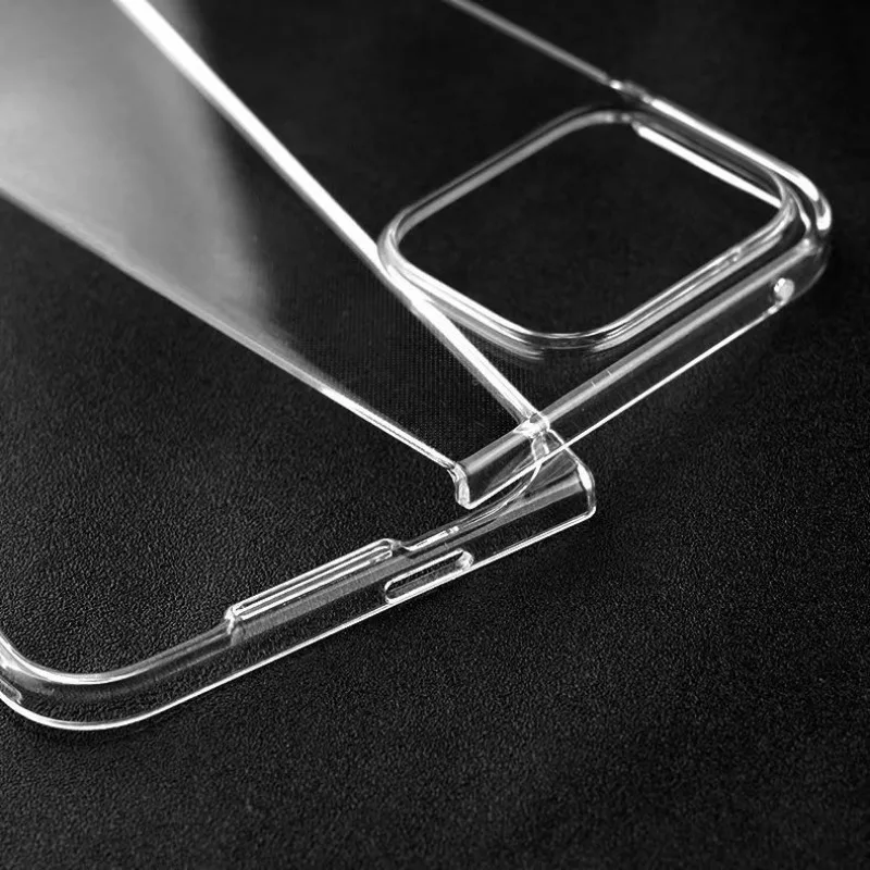 Sleek Clear Hard Case - Ultra Thin & Shockproof Back Cover