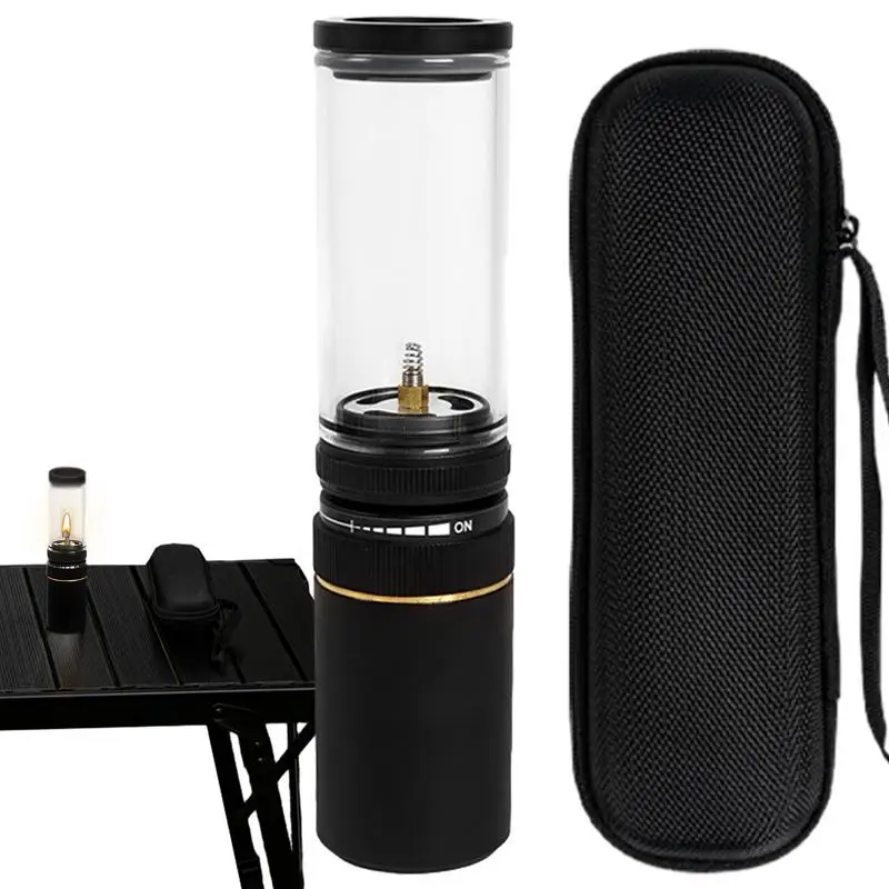 

Outdoor Gas Candlelight Portable Camping Tent Gas Lamp Windproof Adjustable Gas Candlelight Lantern For Camping Accessories