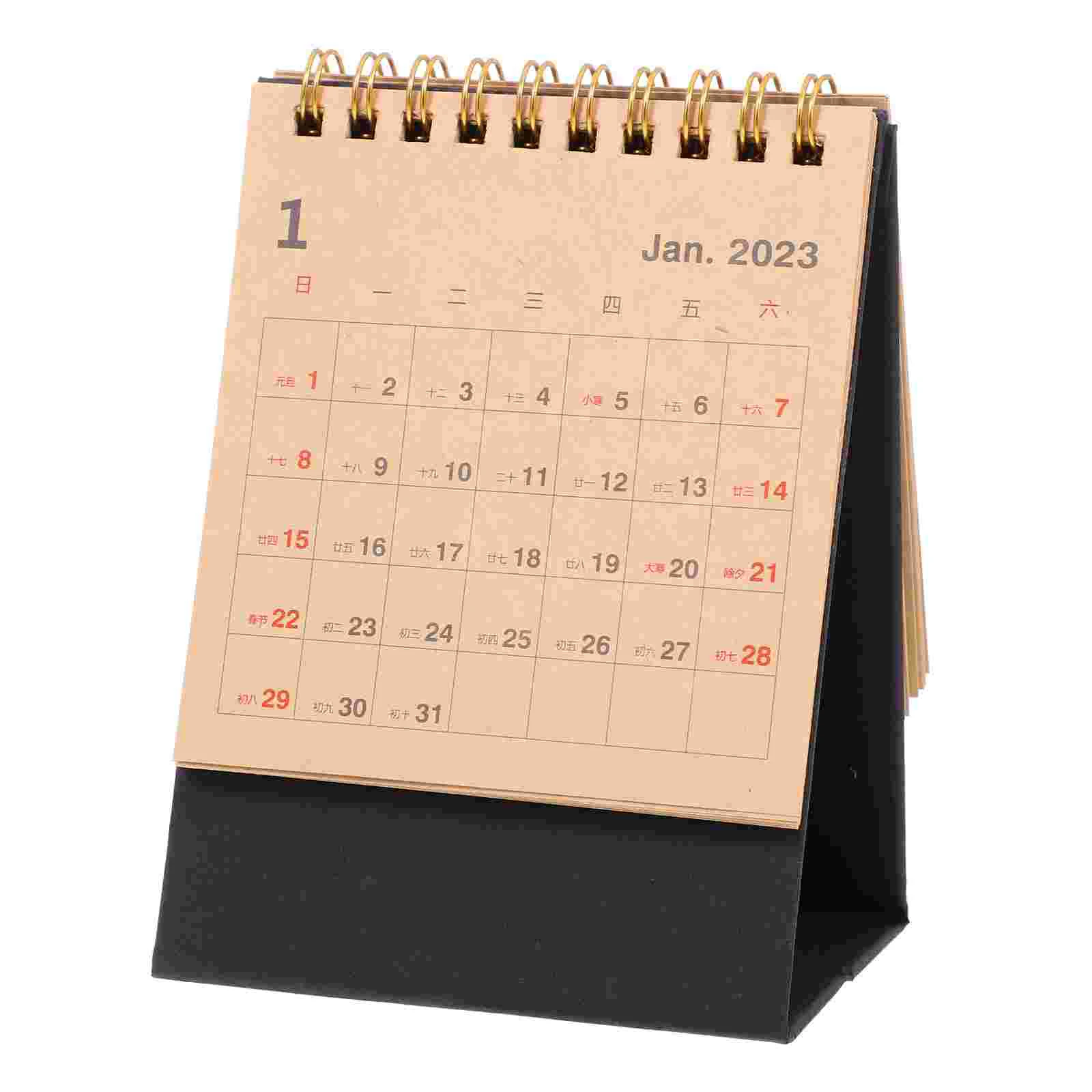 Kalender Mini Desk Planner Maandelijkse Desktop Spoel Kantoor Agenda 2022 Tafelblad Staande Tent Nieuwe Jaar Pocket Schema Papier| | - AliExpress