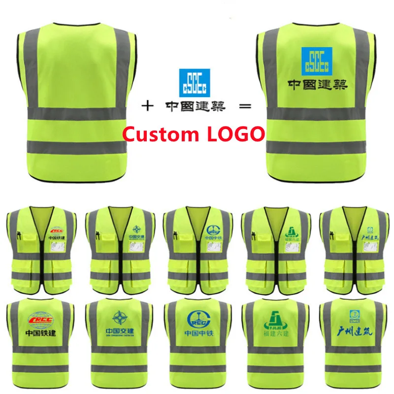 Chalecos de seguridad vial de 10 piezas, ropa de trabajo y reflectante, soporte logotipo personalizado, venta mayor _ - AliExpress Mobile