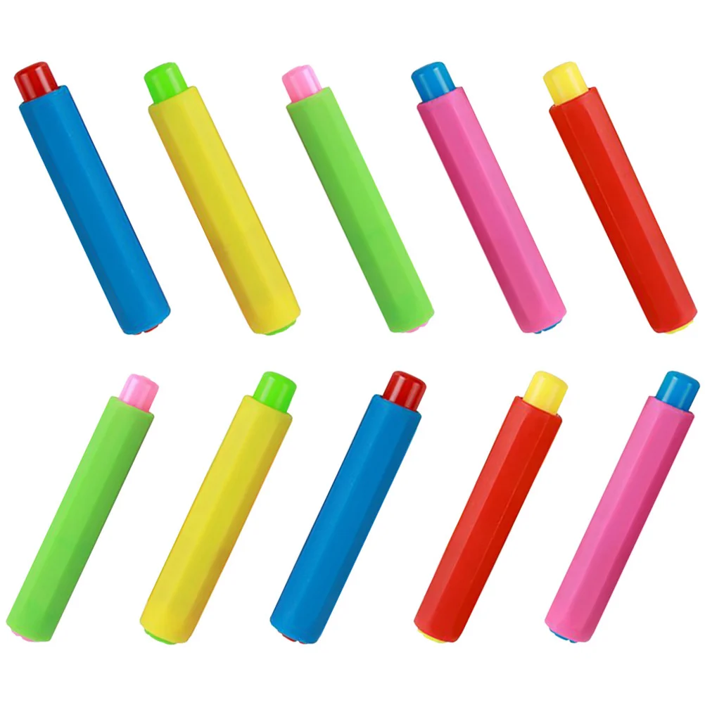 

25pcs Chalk Clip Holder Plastic Water-soluble Chalk Holders Plastic Chalk Extender Colored Chalk Clip