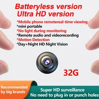 Бренд D Маленькая камера сверхвысокой четкости Беспроводной монитор для домашнего использования, удаленный Wi-Fi мобильный телефон Панорамная мини-камера на 360 градусов для внутреннего домашнего использования, нет необходимости вилки питания, кошачий глаз, неминиатюрный, неинвидимый, ненасвященный тип 666 — изображение 2