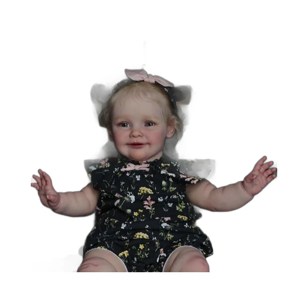 

Full Body Reborn Babies Realistic Newborn Baby Dolls With Pasted Wig Cover Lifelike Dolls Gifts For Children Age 3+