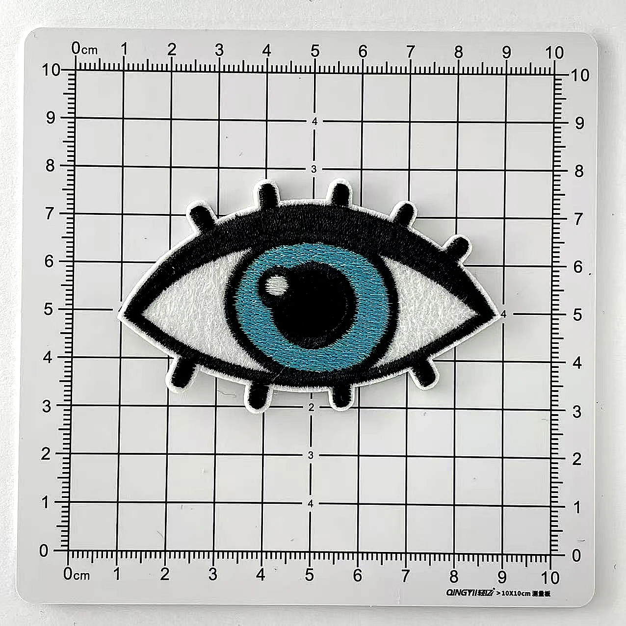Gold Six Wings All-Seeing Eye Patch - Embroidered Iron On Or Sew On Emblem For Jackets, Bags