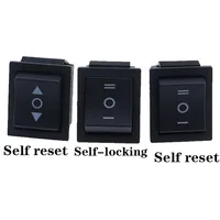 1PCS KCD4 25X31mm Black Rocker Switch 6 Pin 3 Position ON-OFF-ON Double Reset/Latch Switch 16A 250V 20A 25A 125VAC - Image 3