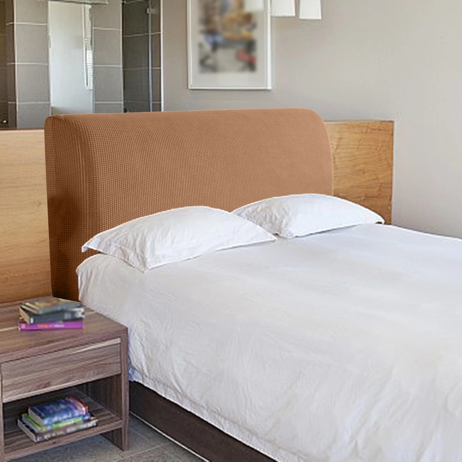 Bed Headboard Cover Headboard Protector Multi-Color Soft Bedroom Decor Dustproof Removable Slipcover For Home Hotel