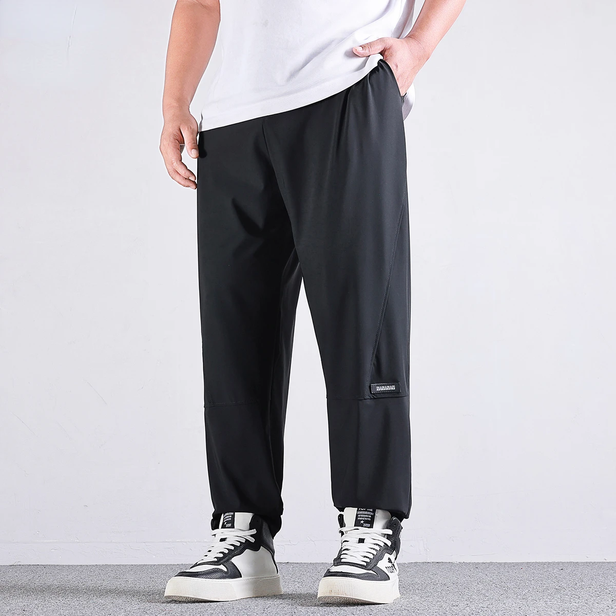 Plus Size 8XL 9XL 10XL Men High Elastic Sweatpants Gym Joggers Large Size Running Quick Drying Sports Men Trousers Pants - Image 3