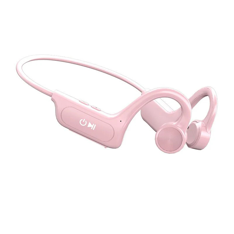 Bone Conduction Earphones Wireless Bluetooth 5.1 Headphones Outdoor Sport Earbuds Headset W Mic For Android Ios Support SD Card