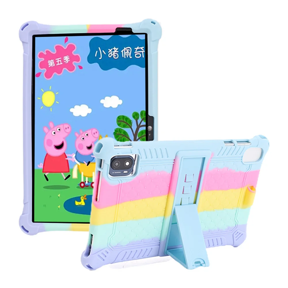 Soft Silicone Shockproof Tablet Stand Shell Protetora Capa para Crianças Teclast P25t 10.1 Novo