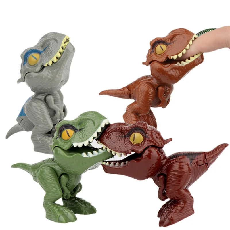 Children Jurassic Finger Biting Dinosaur Egg Toys for Boys Tyrannosaurus Pterosaur Tricky Interactive Animal Dino Model Toy Gift 3