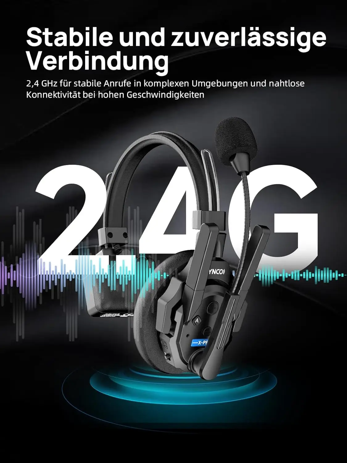 Wireless Full Duplex Intercom Headset 4