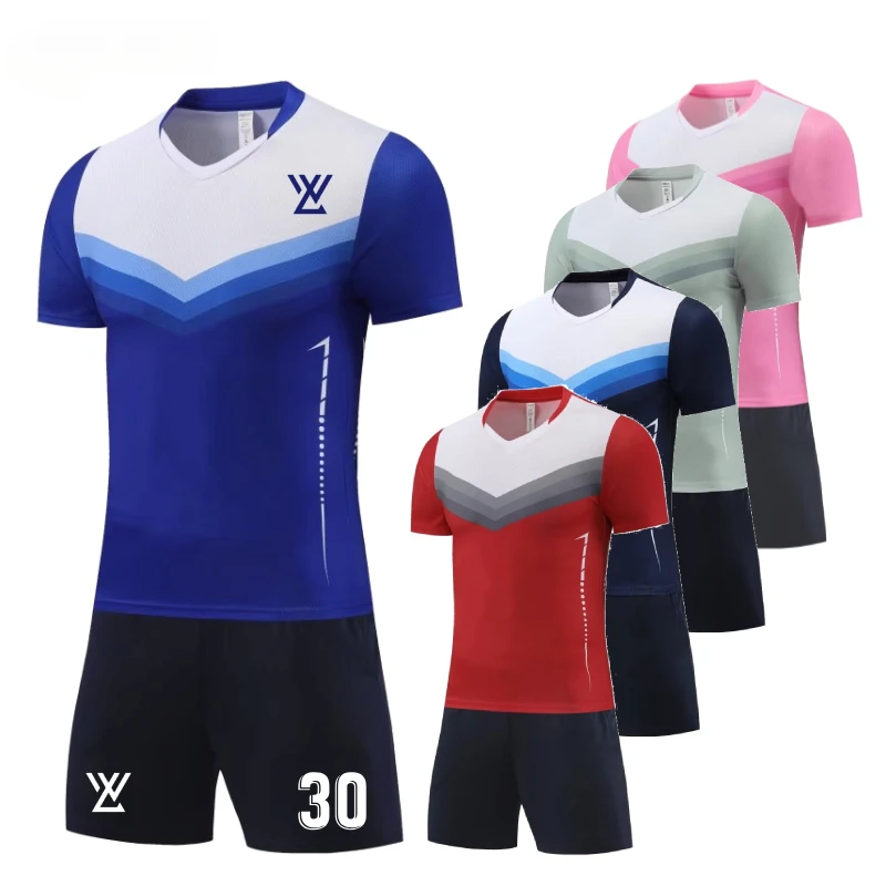 Volleyball Set 2 Pieces T-shirt And Pants Men Women Short Sleeve Badminton Tennis Jersey Short Sleeve Training Suits