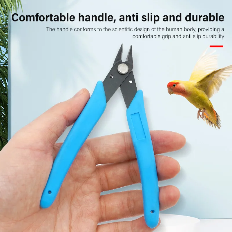 강철 플라이어 가위, 레이싱 비둘기 새 다리 밴드 링, 금속 새 발 앵무새 발 링 또는 다리 체인 절단