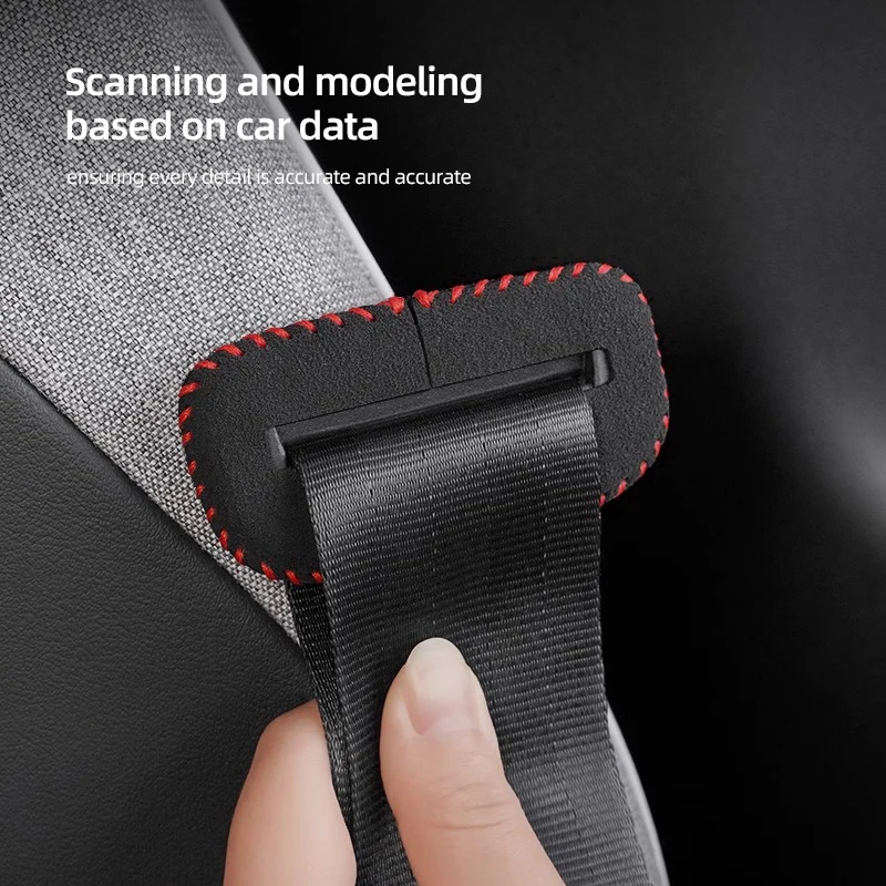 Alfa Romeo Suède Gordelgesp Covers - Bescherming tegen krassen op de console