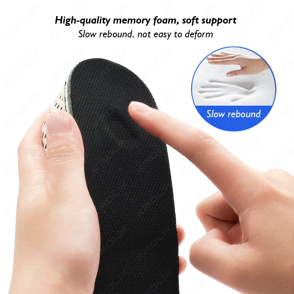 Half Shoe Insoles Heel Insert Sport Cushion Height Increase EVA Memory Foam Heel Lifting 2/3/4/5CM Taller Invisible Heighten Pad