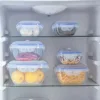 Vacuum Food Storage Box Transparent Storage Container Fridge Organizer Microwave Safe Fresh-Keeping Sealing Box Food Dispenser 6