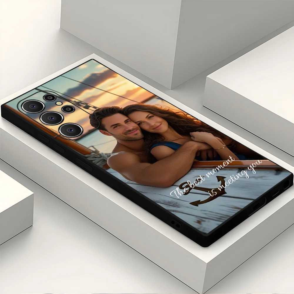 Custom Couple Photo Soft Phone Cases - Personalized DIY Design
