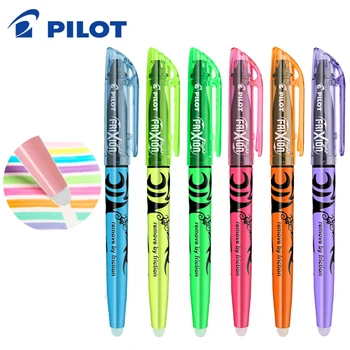 3/6pcs Japan Pilot Erasable Highlighters FRIXION Student Color Marker Pens Soft Light Eye Protection SW-FL School Supplies 1