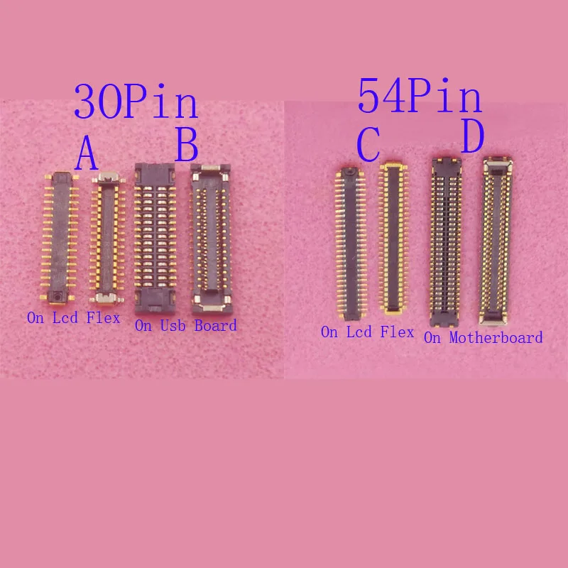 

Зарядное устройство 2-10 шт., ЖК-дисплей, FPC Разъем для Motorola Moto E40 XT2159 Pure 2021 XT2163 G Power 2022 XT2165 30 54 Pin