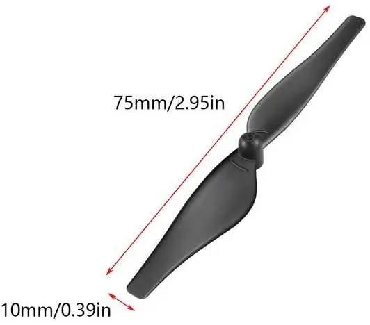 Drone Propeller Drone Propellers Drone Propeller Blades Propeller Replacement Parts 4Pcs Original DJI TELLO Propeller Tello Part 2 Quick-release Propellers for RYZE TELLO EDU Drone Accessories Replacement Parts