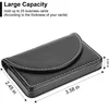 PU Leather Business Card Holder Professional Men's Credit Card Case With Magnetic Shut RFID Large Capacity Wallet 96*65mm 2