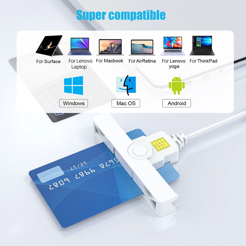 USB2.0/Type-C  Ĩ ī  ̽ Ϲ ׼ ī  Windows/OS/ȵ̵ ȣȯǴ CAC 