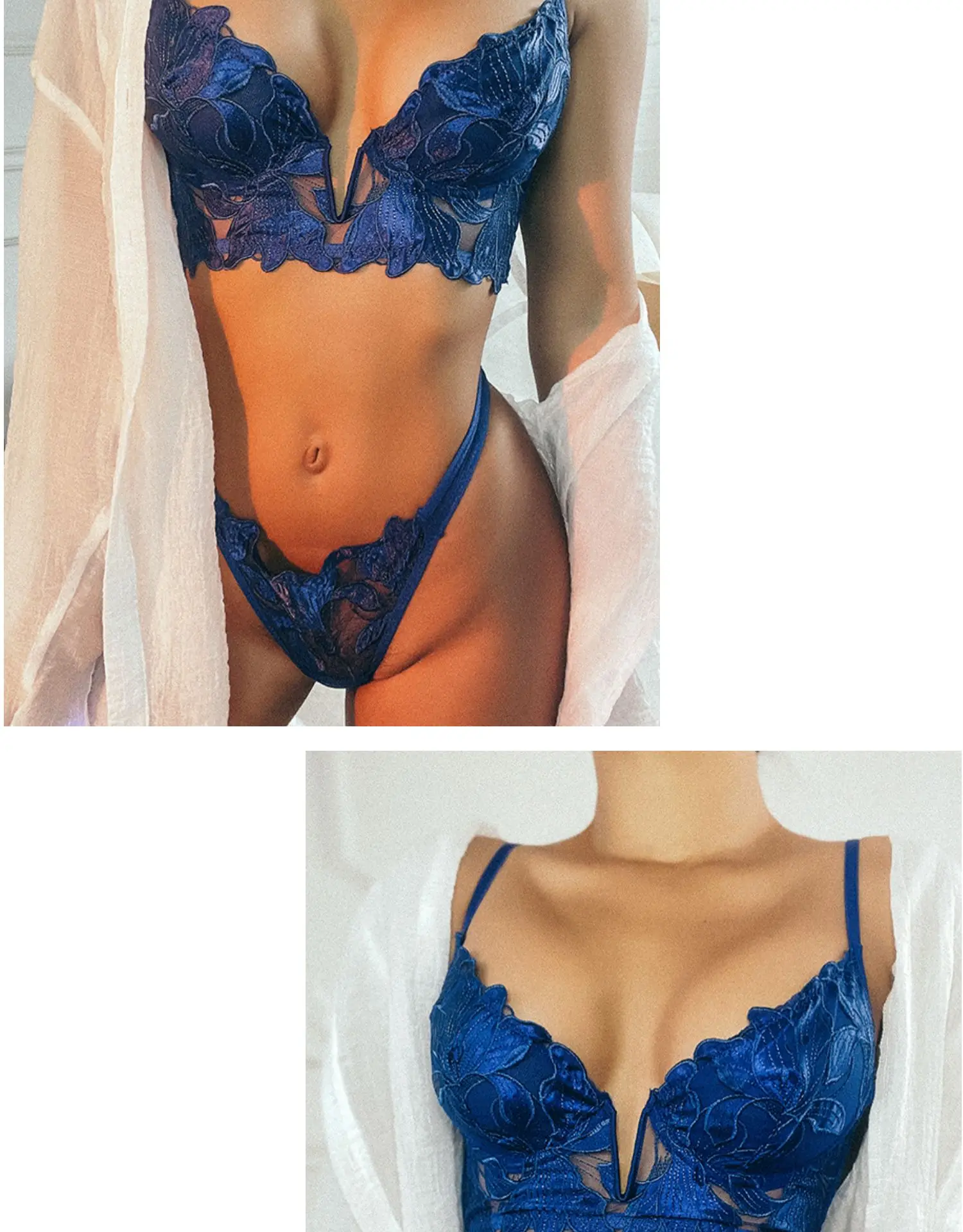 french lace bra set