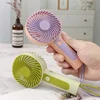 Mini Portable Fans 3 gear Handheld USB Rechargeable Fan Mini Desktop Air Cooler Outdoor Camping Cooling Travel Hand Fans 6