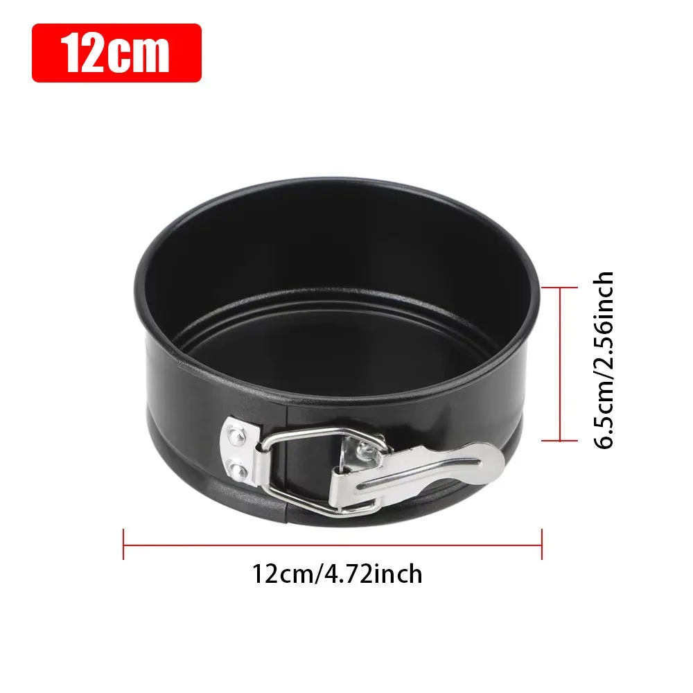 1Pcs Carbon Steel Baking Mould Non Stick with Removable Bottom Cake Baking Pan Leakproof 12/16/20/24/28cm Cake Mould