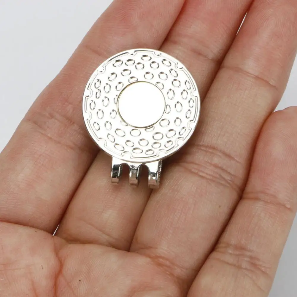 Magnetic Golf Hat Cap Clip Round Coin Shape Golf Hat Clip Ball Aiming Magnet Marker Golfs Ball Mark Training Golfs Marker
